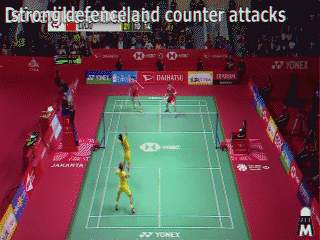 Strong defence and counter attackes
