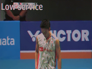 Low serve. Must practice a lot.